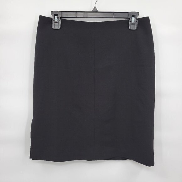 Terzoatto Women Black High Waist Straight Pencil Mini Side Slit Skirt Size XL - Picture 1 of 10